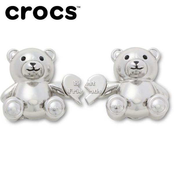 クロックス crocs ジビッツ Friendship Heart Bear 2pk 10019804 アクセサリー メール便送料無料