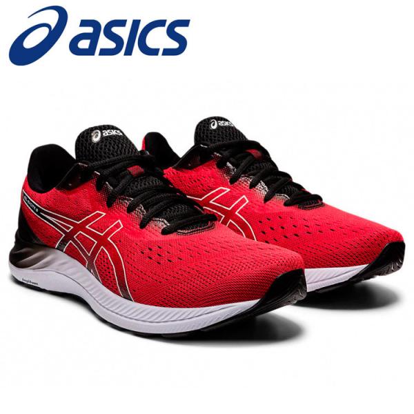 新品 ASICS スポーツシューズ 赤/黄 28㌢ asics (アシックス) ランニングシューズ メンズ SIZE 27.5cm