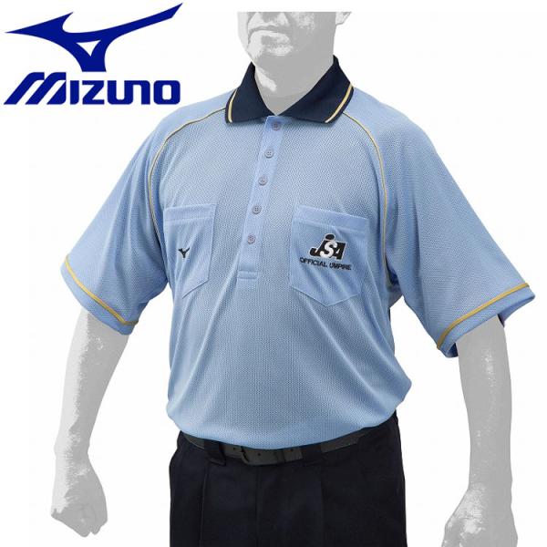 ソフトボール審判員用半袖シャツ（財）日本ソフトボール協会推奨品■インサイドプロテクター対応■左胸JSAマーク入り、右胸ランバードマーク刺繍素材：ポリエステル100％後丈：3S／68.5cm、SS／71.5cm、S／74.5cm、M／77.5...