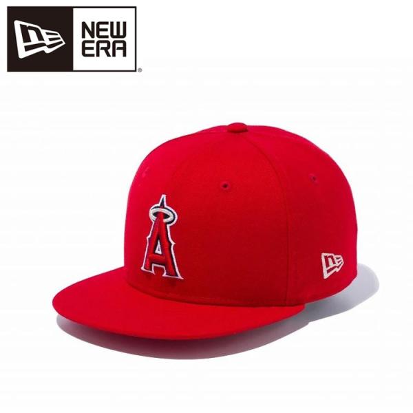 ニューエラ ロサンゼルスエンゼルス 9fifty レッドカラー NEW ERA（ニューエラ） Child 9FIFTY ロサンゼルス・エンゼルス レッド