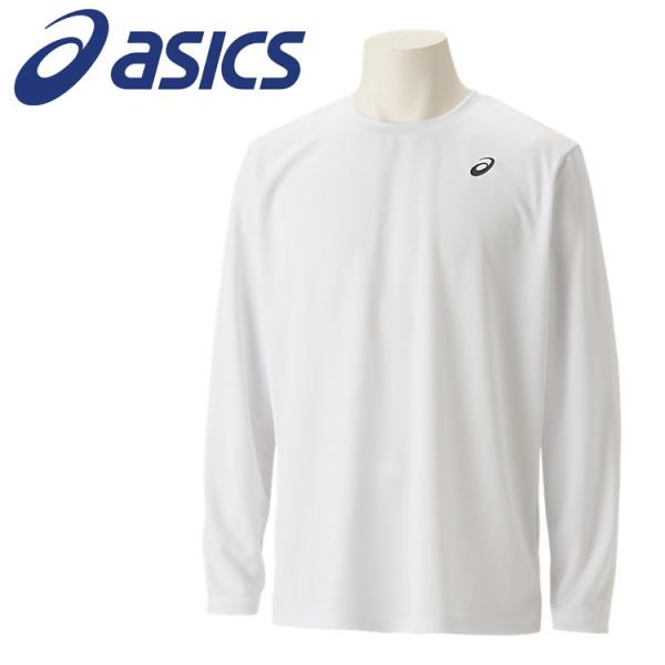 ASICS（アシックス） ドライワンポイント長袖シャツ 2031E018-100