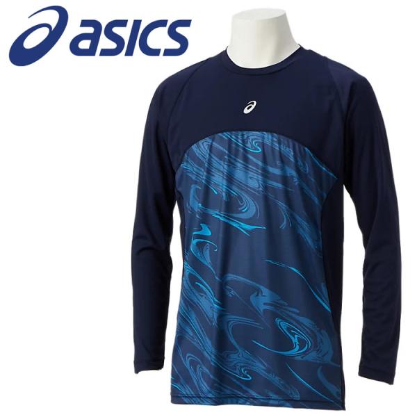 期間限定価格アシックス　ファウンダークラブセーターL ASICS（アシックス） グラフィックアンダーMF・LS 2121A337-400 メンズ