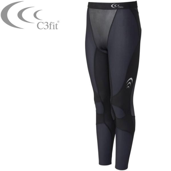 値下げ新品タグ付きC3fit インパクトブリーズロングタイツ 3F19130 L C3Fit（シースリーフィット） インパクトブリーズロングタイツ