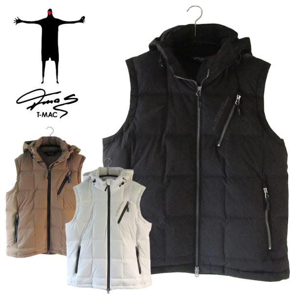 T-MAC ティーマック ゴルフ グラフェンMIXダウンベスト メンズ 2025秋冬 ゴルフウェア 7415317125 T-MAC（ティーマック） ゴルフ グラフェンMIXダウンベスト メンズ 2025
