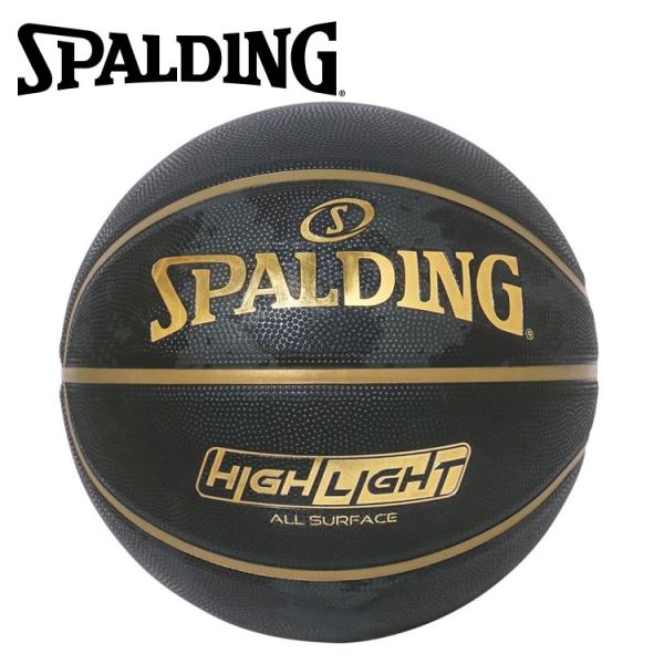 SPALDING（スポルディング） BASKETBALL ハイライト ゴールド ラバー 5
