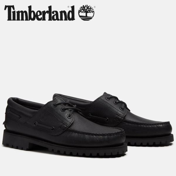 ティンバーランド Timberland 3 eye classic All over Black スリーアイ 3eye ラグ ハンドソーン ボート A2PDQANI メンズ シューズ