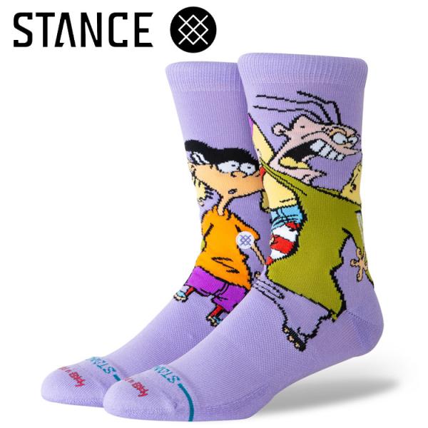 スタンス STANCE ED EDD EDDY CREW A555C26EDEPUR ソックス メンズ レディース ユニセックス メール便送料無料