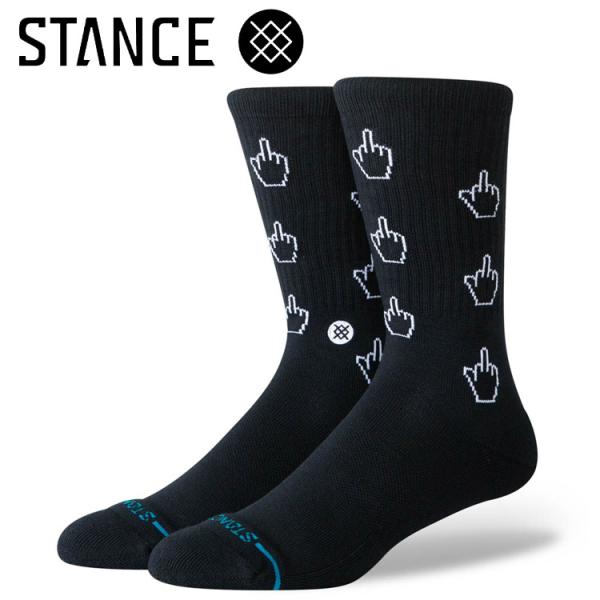スタンス STANCE CURSOR CREW A556C26CURBLK ソックス メンズ レディース ユニセックス メール便送料無料