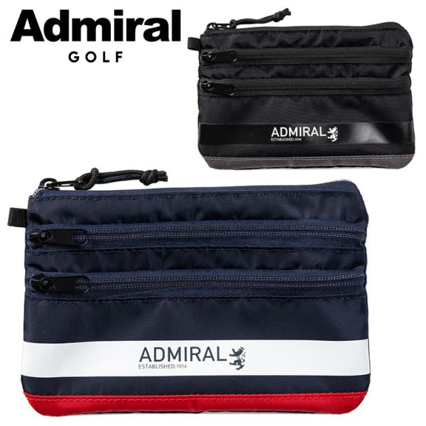 アドミラル　ゴルフポーチセット Admiral Golf アドミラルゴルフ 3段ポーチ 2025モデル ADMZ5AE6