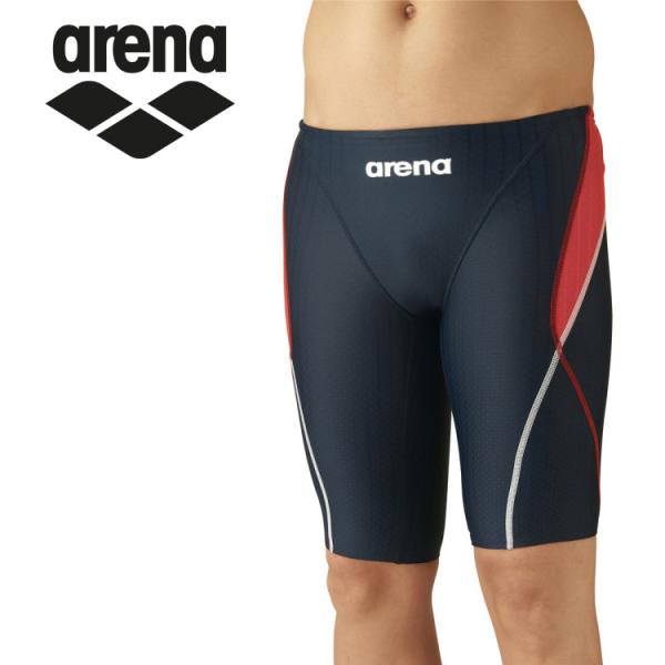 アリーナ（ARENA）（メンズ）水泳 WA承認 アクアレーシング マスターズスパッツ ネイビー×レッド S-3Lサイズ ARN-2052M TRC 競泳 公式大会使用可 撥水