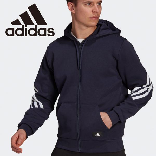 送料無料 新品 adidas M FI 3S DKフルジップパーカー＆パンツXL 送料無料 新品 adidas M FI 3S DKフルジップパーカー＆パンツXL