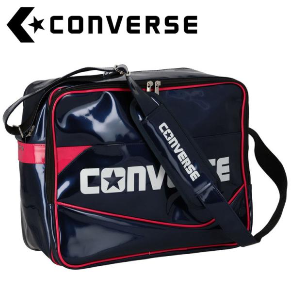 ■マルチSP / バッグ光沢感のあるエナメル素材のショルダーバッグです。シンプルなロゴ仕様でクラブ活動にもってこい。容量は約20 ? 入れることができます素材:合成皮革(エナメル)サイズ:W40×H28×D17cm容量:約20L原産国:中国...