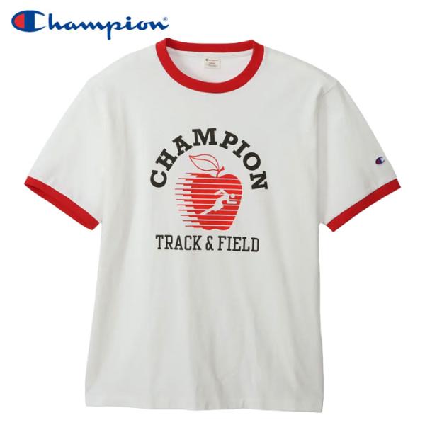 チャンピオン ショートスリーブリンガーTシャツ 半袖 カジュアル メンズ C3-B336-940 メール便送料無料 クリアランスセール 返品不可