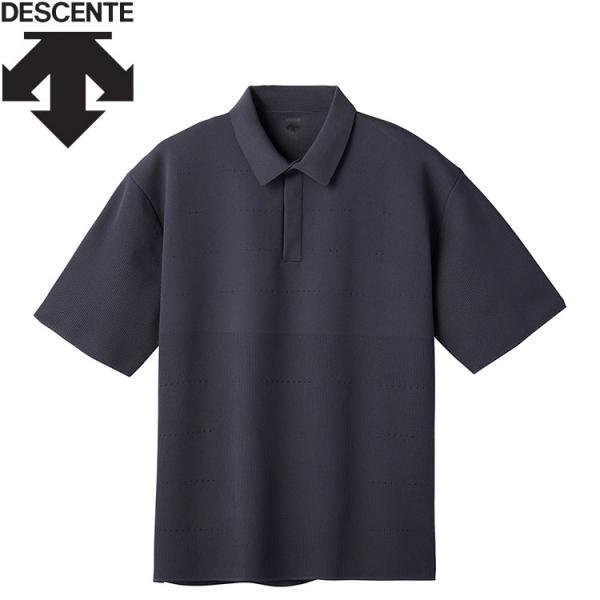 DESCENTE（デサント） DESCENTE JAQCUARD H/S ポロシャツ メンズ DX