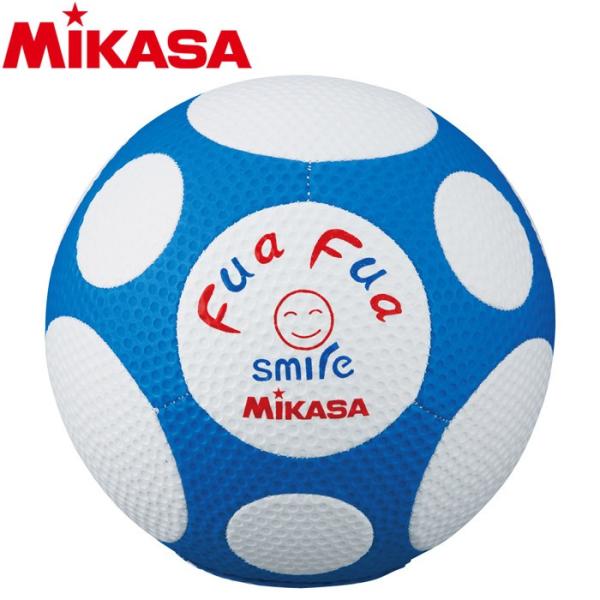 MIKASA（ミカサ） ふぁふぁスマイルサッカー4号ディンプル 白青 FFF4