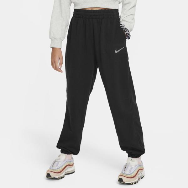 Nike 黒 スポーツパンツ NIKE ナイキ YTH ガールズ NSW DF ダンス FLC ルーズ JGGR