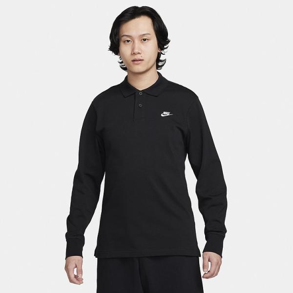 NIKE（ナイキ） クラブ ニット L/S ポロ FQ3418-010 メンズ メール便