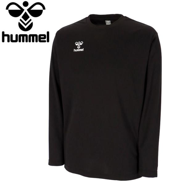 hummel（ヒュンメル） ワンポイントロングスリーブシャツ HAP7234-90