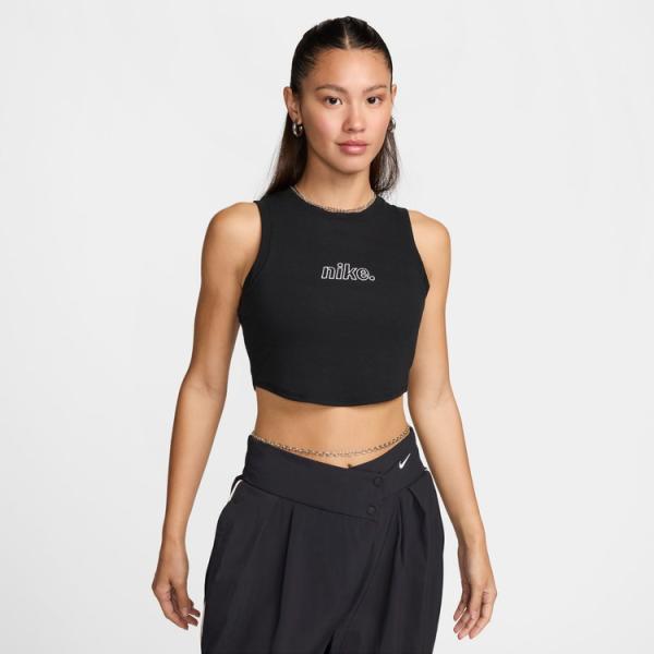 NIKE（ナイキ） ウィメンズ NSW リブ クロップ タンク トップ OPP1