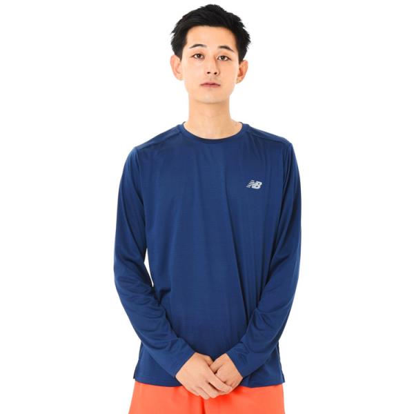 ニューバランス Sport Essentials ランロングスリーブTシャツ MT41225-NNY メンズ