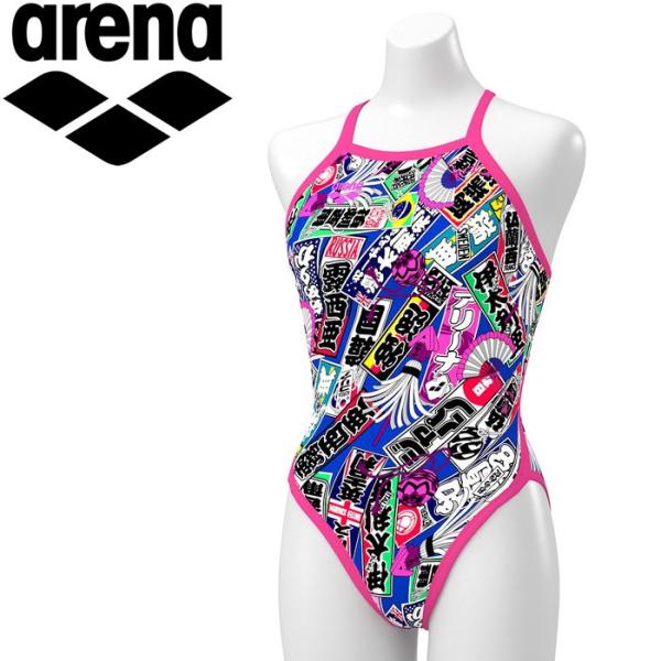 arena レディース競泳水着　アリーナ　11号　Lサイズ　SAR-1101Ｗ アリーナ（arena） 水泳 メッシュフライバック レディース SAR-0116W