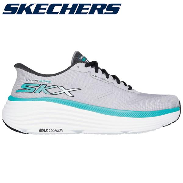 SKECHERS スケッチャーズ Hands Free Slip-ins MAX CUSHIONING ENDEAVOUR-EXCITON 220611-LTGY メンズ レディース シューズ