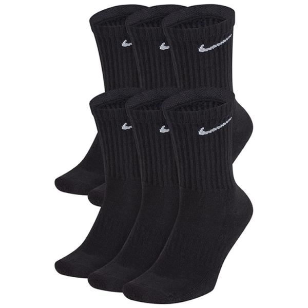 NIKE（ナイキ） 6P エブリデイ クッション クルー ソックス SX7666-010