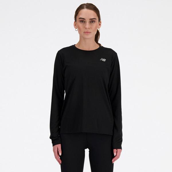 ニューバランス Sport Essentials ロングスリーブTシャツ WT41225-BK レディース