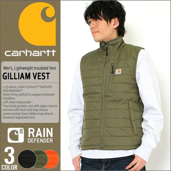 カーハート Carhartt ベスト メンズ 大きいサイズ ナイロンベスト 軽量 撥水 防寒 カーハート ベスト ナイロン Gilliam