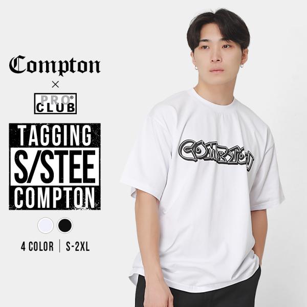 PRO CLUB（プロクラブ） COMPTON コンプトン 半袖Tシャツ メンズ 厚手