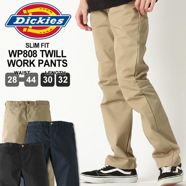 Dickies ディッキーズ ワークパンツ スリムフィット WP808 Dickies ディッキーズ ワークパンツ スリムフィット WP808