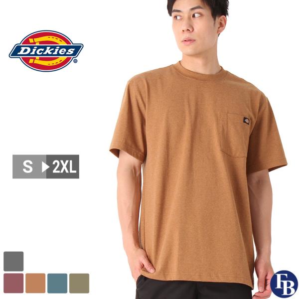 Dickies �f�B�b�L�[�Y T�V���c ���� �w�r�[�E�F�C�g ���� �����Y �|�P�b�g �����|�C���g USA���f�� WS450 �y���[���։z ����