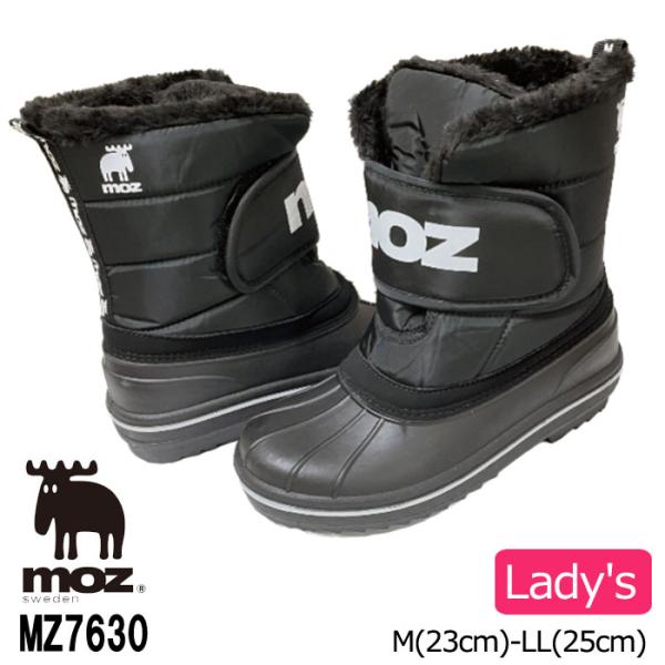 moz（モズ） moz sweden レディース スノーブーツ 防寒ブーツ ベルクロ