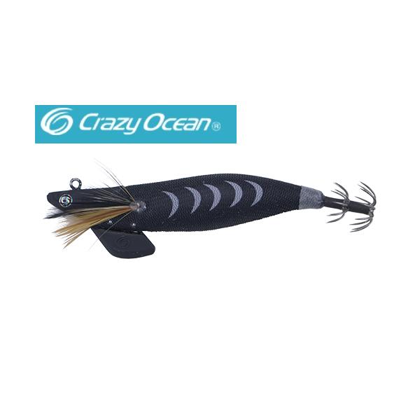 クレイジーオーシャン ティップランナー 3.0号 25g 101 シルエットブラック 315573 ティップラン