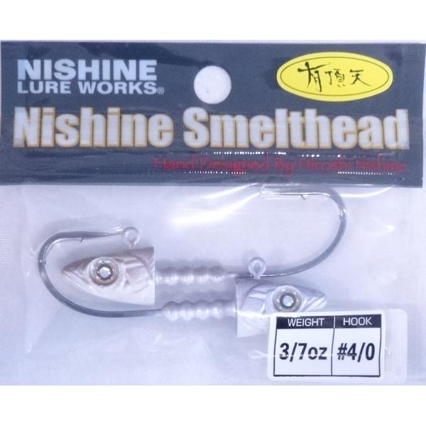 ニシネ ルアー ワークス スメルトヘッド 3/7oz 12.0g 4/0 有頂天