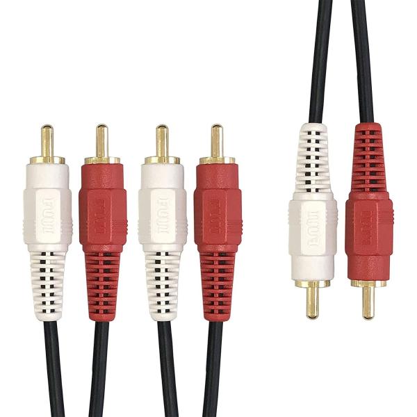 RCAケーブル　PHILIPSフィリップス　 2本組ペア 未使用 RCAケーブル PHILIPSフィリップス 2本組ペア 未使用 RCAケーブル