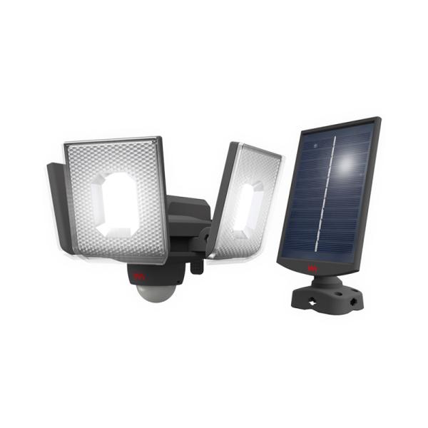 ・スライド式で自由な配光太陽光＋USB充電ができるソーラータイプライト部がスライド式で照射方向が自由に調節できます。真下を照らしたり、両端を照らすことも自由自在。日照不足でソーラー発電が不足したときはUSBから充電できます。安定した点灯を維...