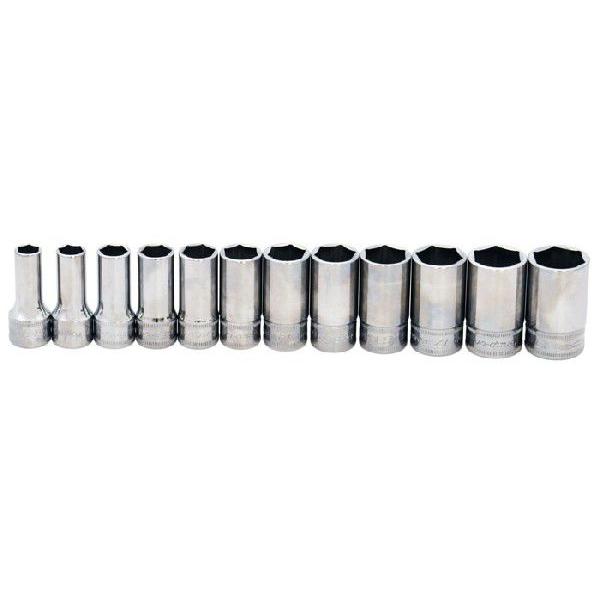 Snap-on スナップオン 3/8SQ セミディープソケットセット(6角 Snap-on スナップオン 3/8SQ セミディープソケットセット(6角