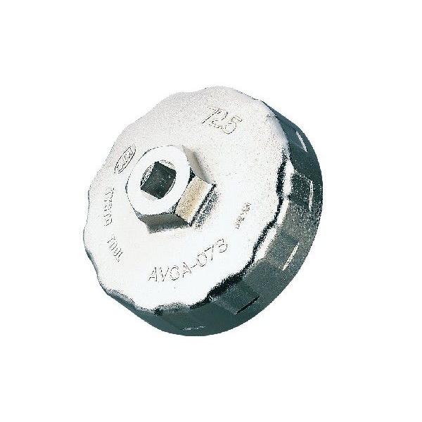 他サイト： KTC　カップ型オイルフィルタレンチ73mm（AVSA-073）の商品画像