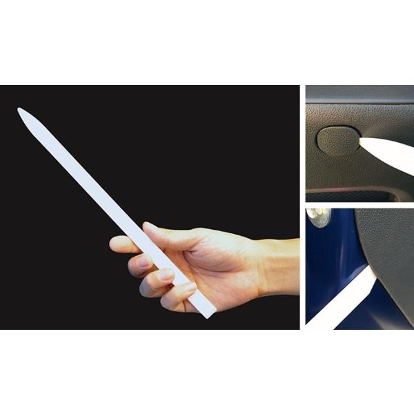 軟質樹脂のシンプルなリムーバーですが、適度なしなりが相手を傷めないと、絶妙な使い勝手にファンも多い一品です。