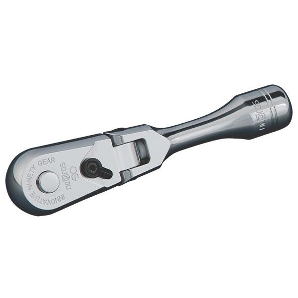 nepros　ネプロス　1/4sq90枚ギアショートフレックスラチェット（NBR290FS）
