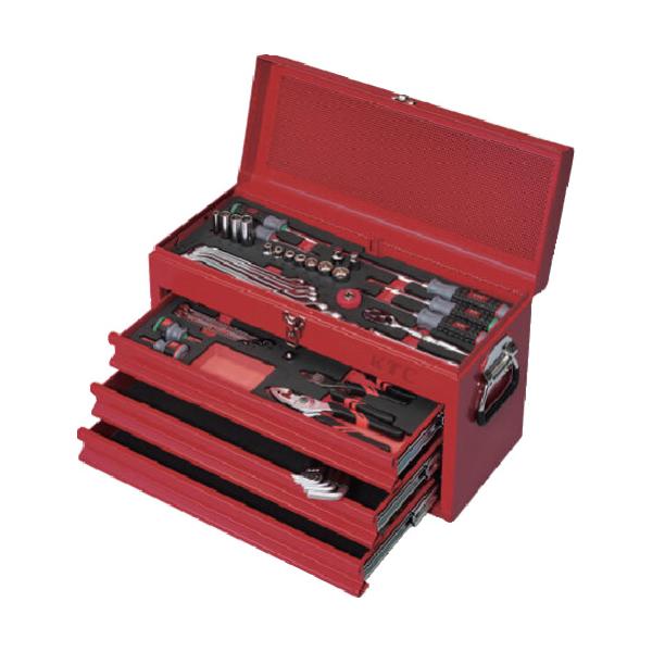 ＫＴＣ　工具セット　チェストタイプ　５０点　レッド