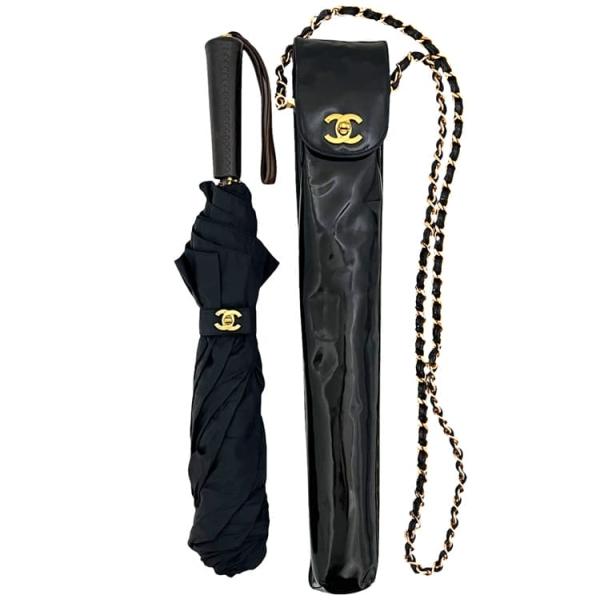 CHANEL 折りたたみ傘 ロゴ入り 楽天市場】シャネル CHANEL 折りたたみ 傘 ココマーク ロゴ