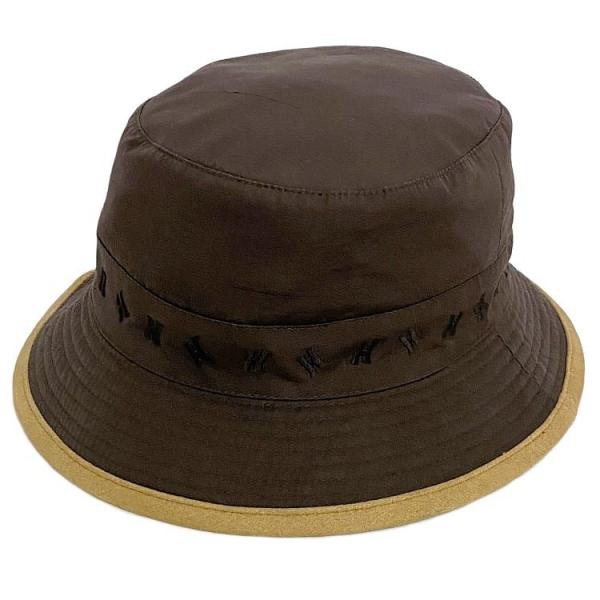 HERMES　エルメスバケットハット　カシミヤ 100 　ブラウン HERMES エルメスバケットハット カシミヤ 100 ブラウン - メルカリ