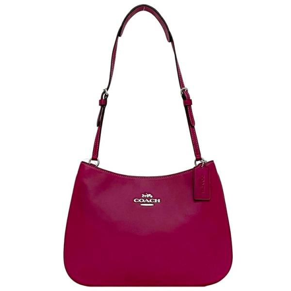 コーチ セミショルダーバッグ ec-22171 ピンク C0952 未使用 美品 レザー Sランク COACH 肩掛け ハンドバッグ ワンショルダー ロゴ シンプル 定番 人気 女性 レディース 革 プレゼント ギフト 贈り物 記念日 誕生日 バッグ 鞄 高級感 ブランド 本物 鑑定済み COACH（コーチ） セミショルダーバッグ ec-22171 ピンク C0952 未使用