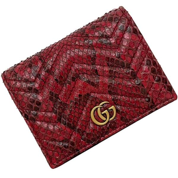 らいあ　グッチGGマーモント レザーウォレット 466492 二つ折り財布 楽天市場】グッチ 財布 レディース 二つ折り財布 GGマーモント