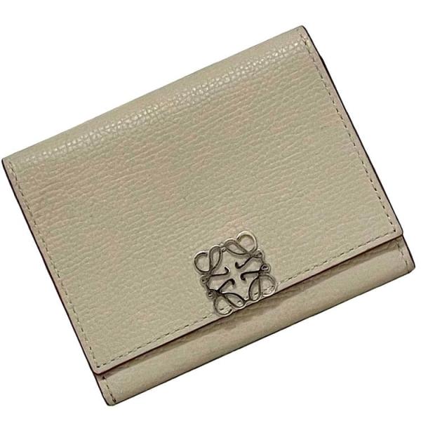 LOEWE ロエベ カードケース f-23087 ベージュ アナグラム C821Z94X02