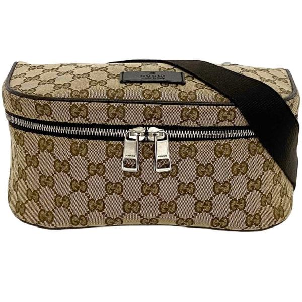GUCCI（グッチ） ボディバッグ f-23317 ベージュ ブラウン GG