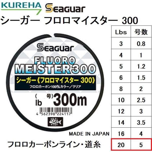 クレハ/Kureha シーガー フロロマイスター 300 20Lbs 5号 300m フロロカーボンライン・道糸SeaguarFLUORO MEISTER(定形外郵便対応) : 4562398224179 : フィッシングマリン - 通販 - Yahoo!ショッピング クレハ/Kureha シーガー フロロマイスター 300 20Lbs 5号 300m フロロカーボンライン・道糸SeaguarFLUORO MEISTER(定形外郵便対応) : 4562398224179 : フィッシングマリン - 通販 - Yahoo!ショッピング