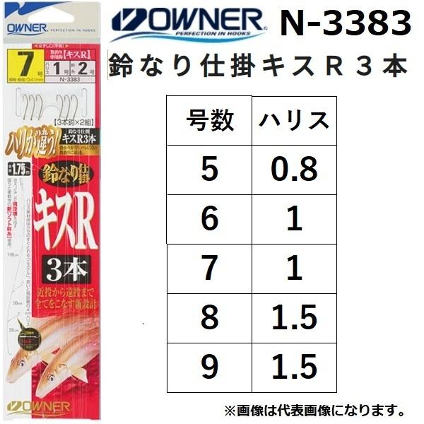 I[i[/OWNER Ȃd|LXqR{ N-3383 S1.75m 5-0.8, 6-1, 7-1, 8-1.5, 9-1.5 LX d|([֑Ή)